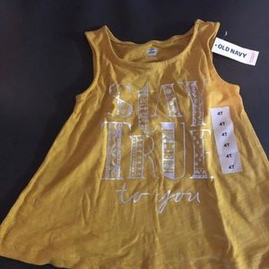 Old Navy Yellow Top